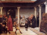 Alma-Tadema, Sir Lawrence - The Education of the Children of Clovis